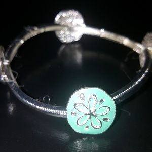Blue Sand Dollar Bracelet